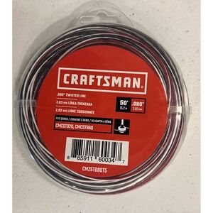 Craftsman Twisted Trimmer Line 0.080"Weed Eater String 50'  CMCST920, CMCST960